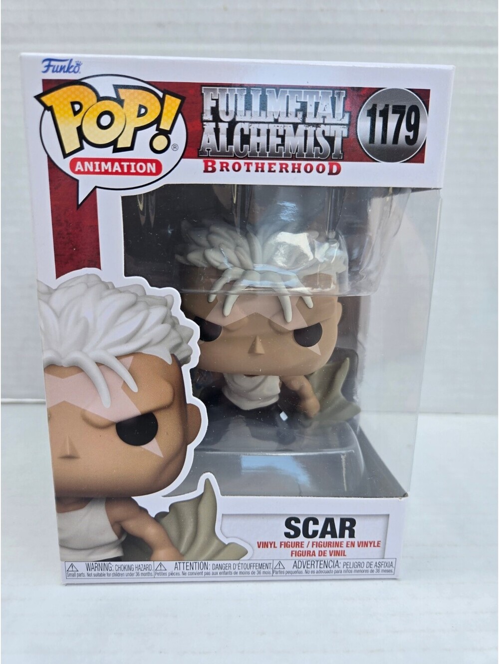 Funko Pop! Animation Fullmetal Alchemist Brotherhood Scar Vinyl Figure #1179